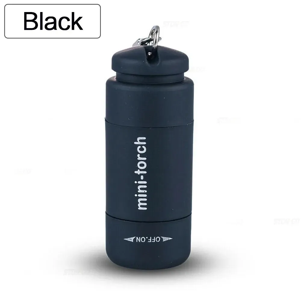 1PC Mini Keychain Pocket Torch USB Rechargeable LED Light Stonego Flashlight Lamp Waterproof Keychain Light