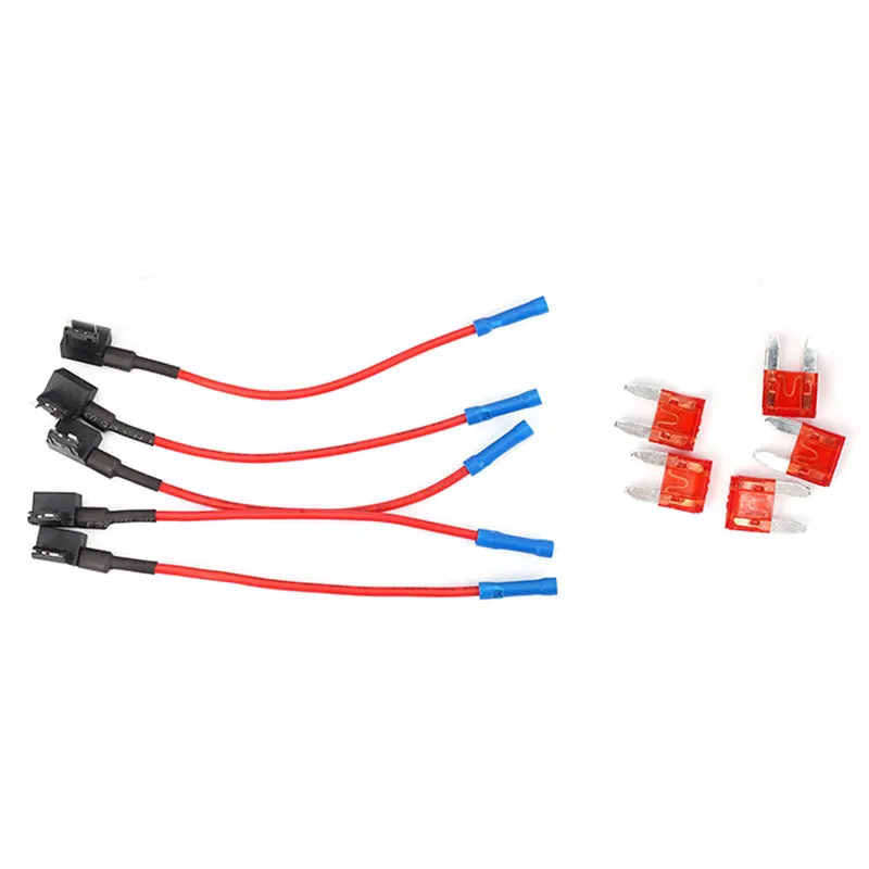 5 Pcs 12V Add-a-Circuit Fuse Holder Adapter