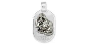 Basset Hound Pendant Jewelry Sterling Silver Handmade Dog Pendant BAS5-DT