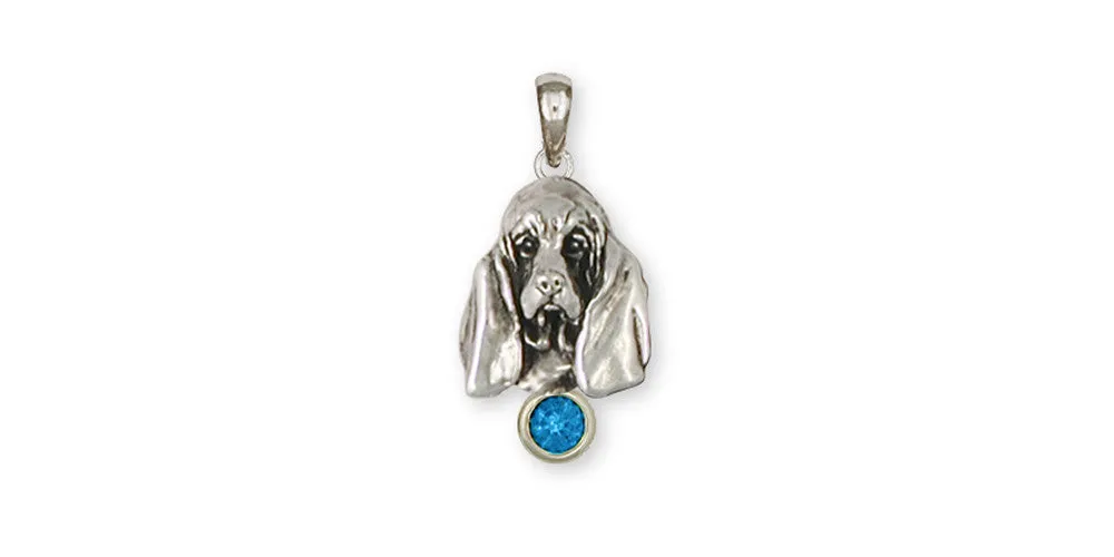 Basset Hound Pendant Jewelry Sterling Silver Handmade Dog Pendant BAS6-SP