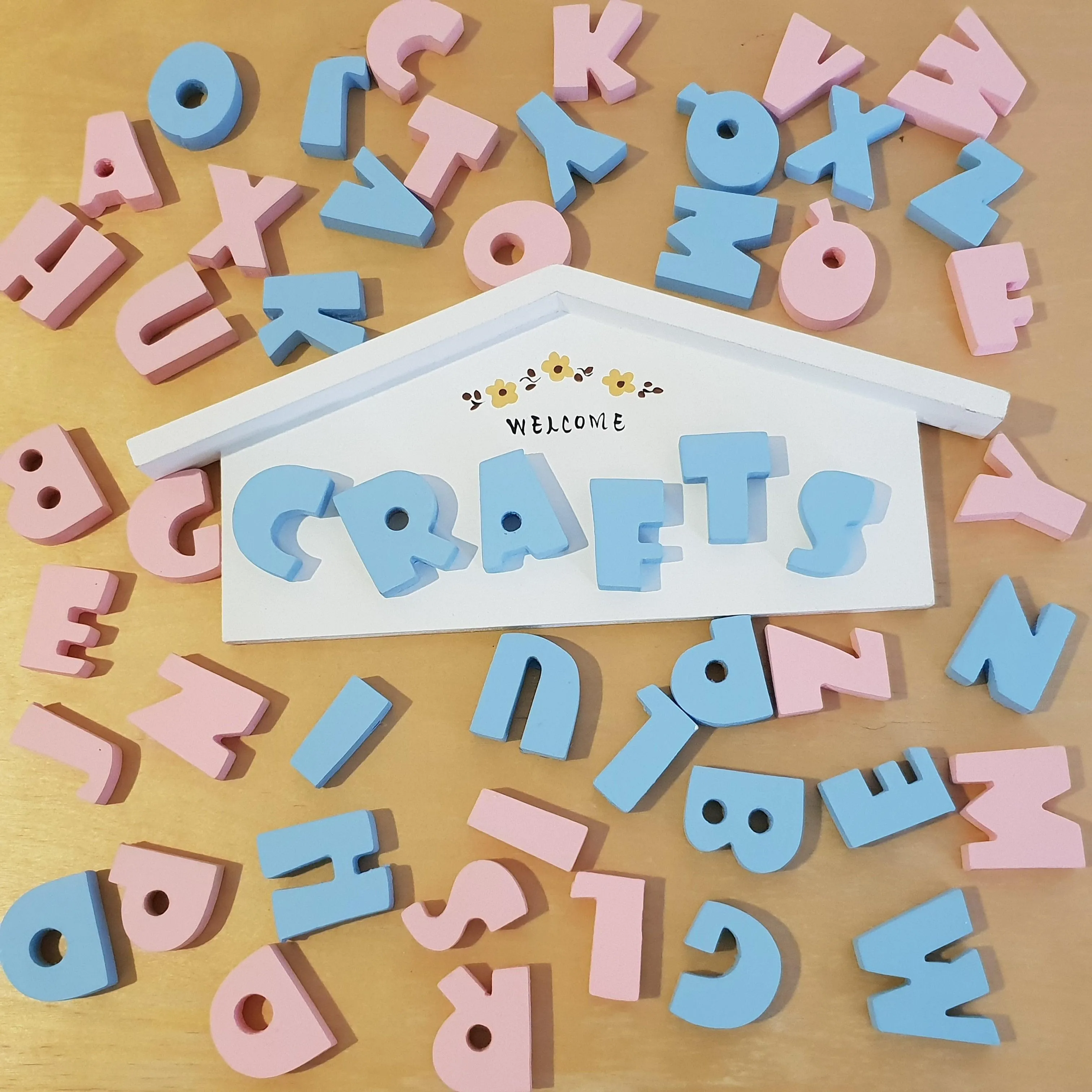 C&F Wooden Alphabet   Number Character