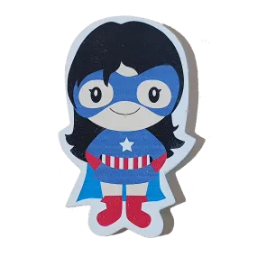 C&F Wooden Captain Girl Character