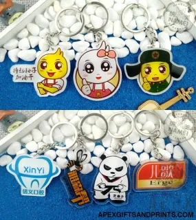 Cartoon acrylic keychain