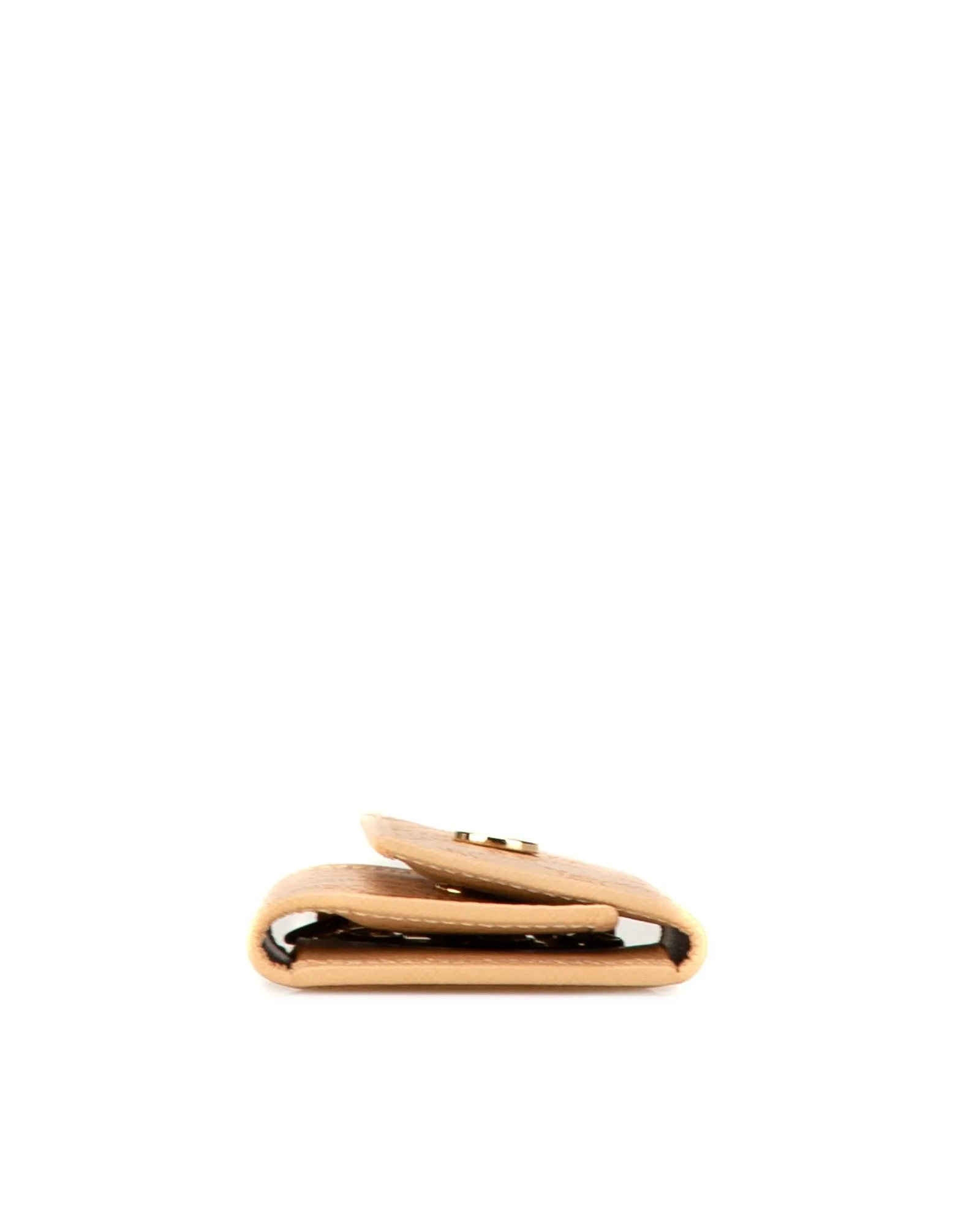 Celine Triomphe Key Ring in Beige