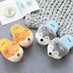 Cute Cartoon Puppy Cozy Indoor Slippers