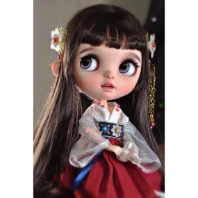 Cute Doll  - Full Round Diamond - 30x40cm