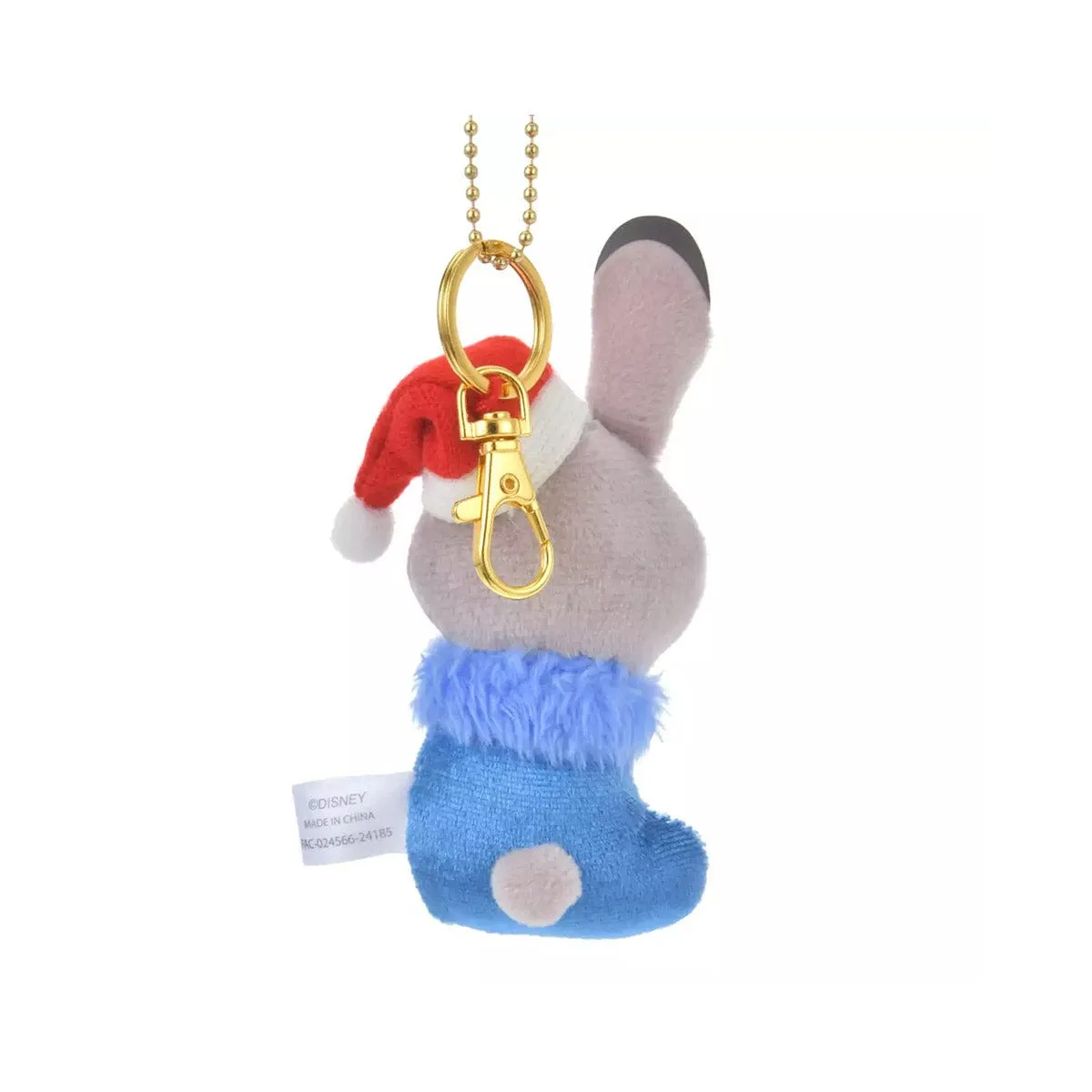 Disney Christmas Judy Hopps Plush Keychain Sock