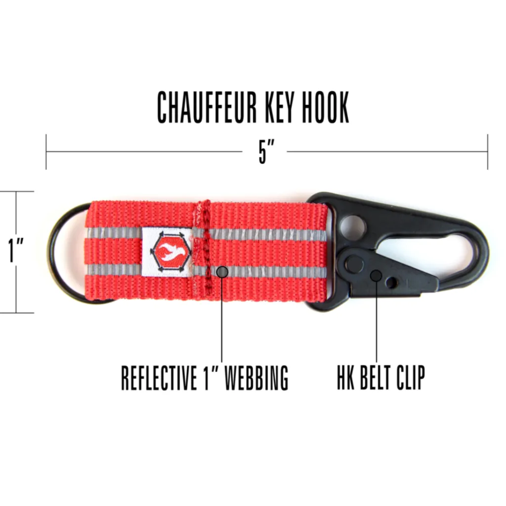 Durable keychain clip