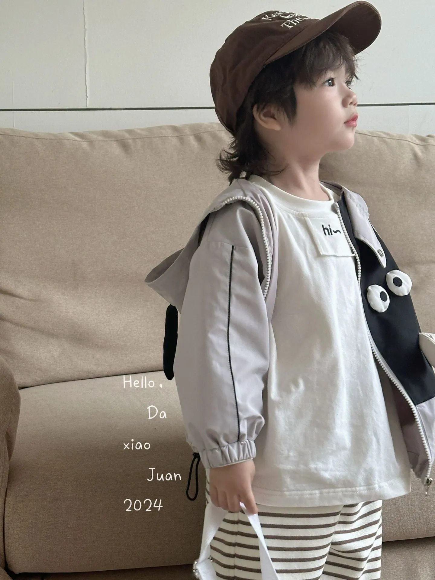 DXJ Kid's Cartoon Shell Jacket