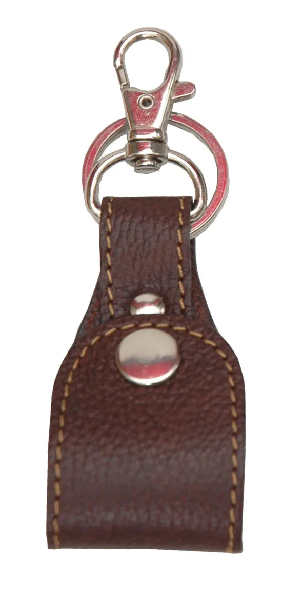 Finemilled Loop Keychain