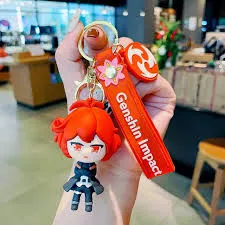 Genshin Impact | Diluc | 3D Silicone Keychain