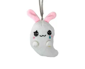 Ghost Plush Keychain (White Bunny)