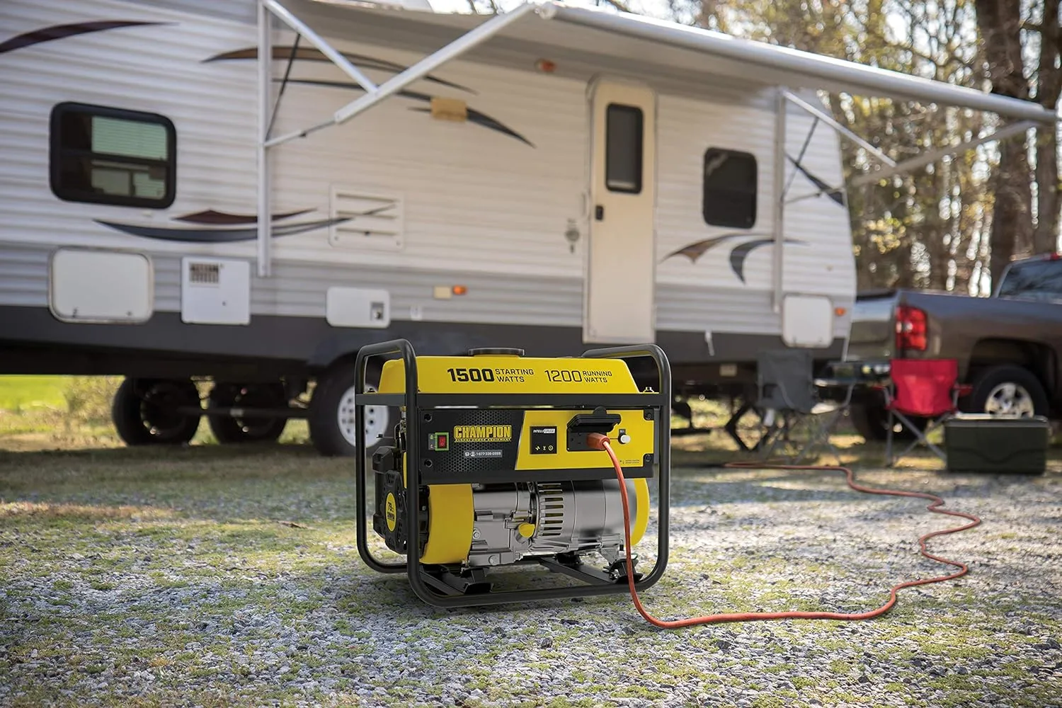 ITEM# 0223   Champion Power Equipment 200915 1500/1200-Watt Portable Generator, CARB (Watch Video)