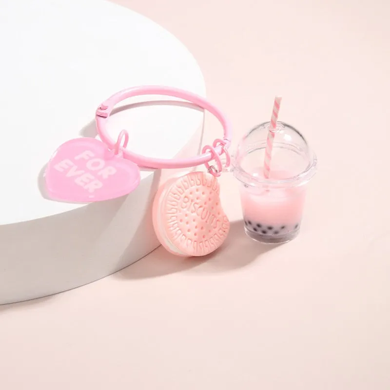 Kawaii Cute Bubble Tea Keychain