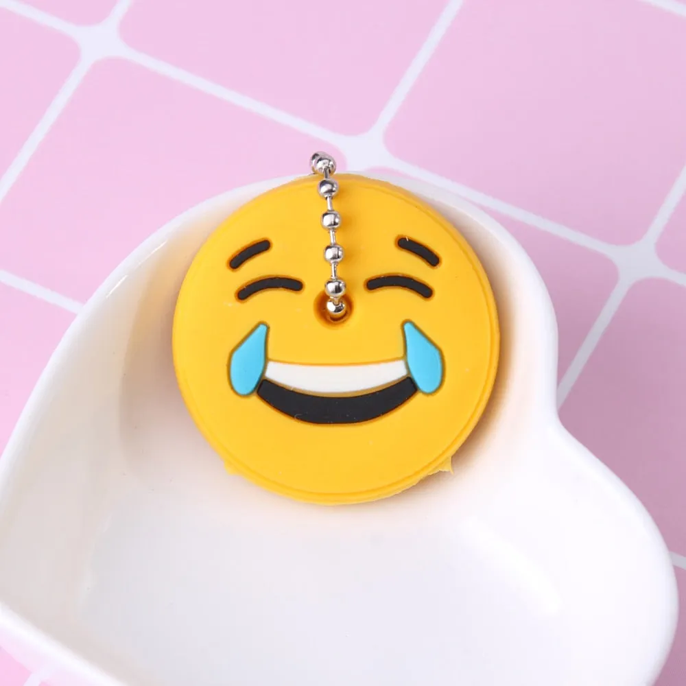 Key Cover Keychain - Laugh Emoji