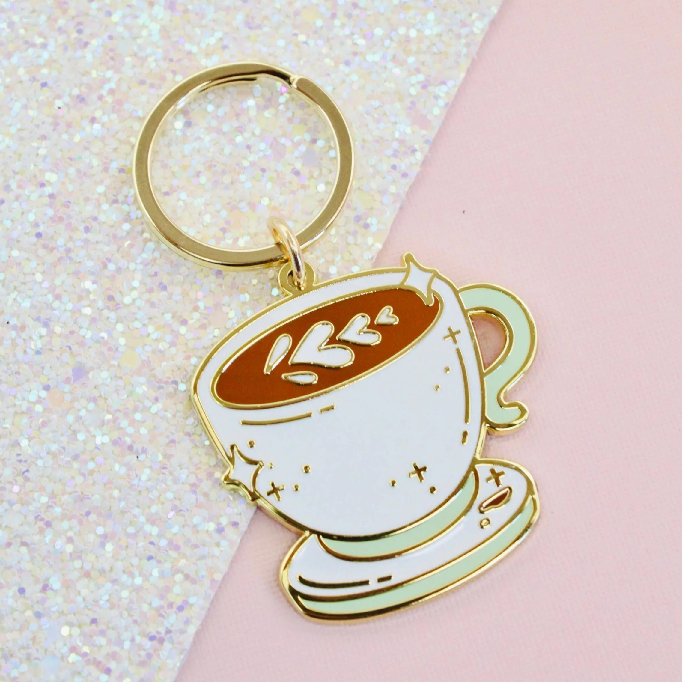 Latte of Love Keychain