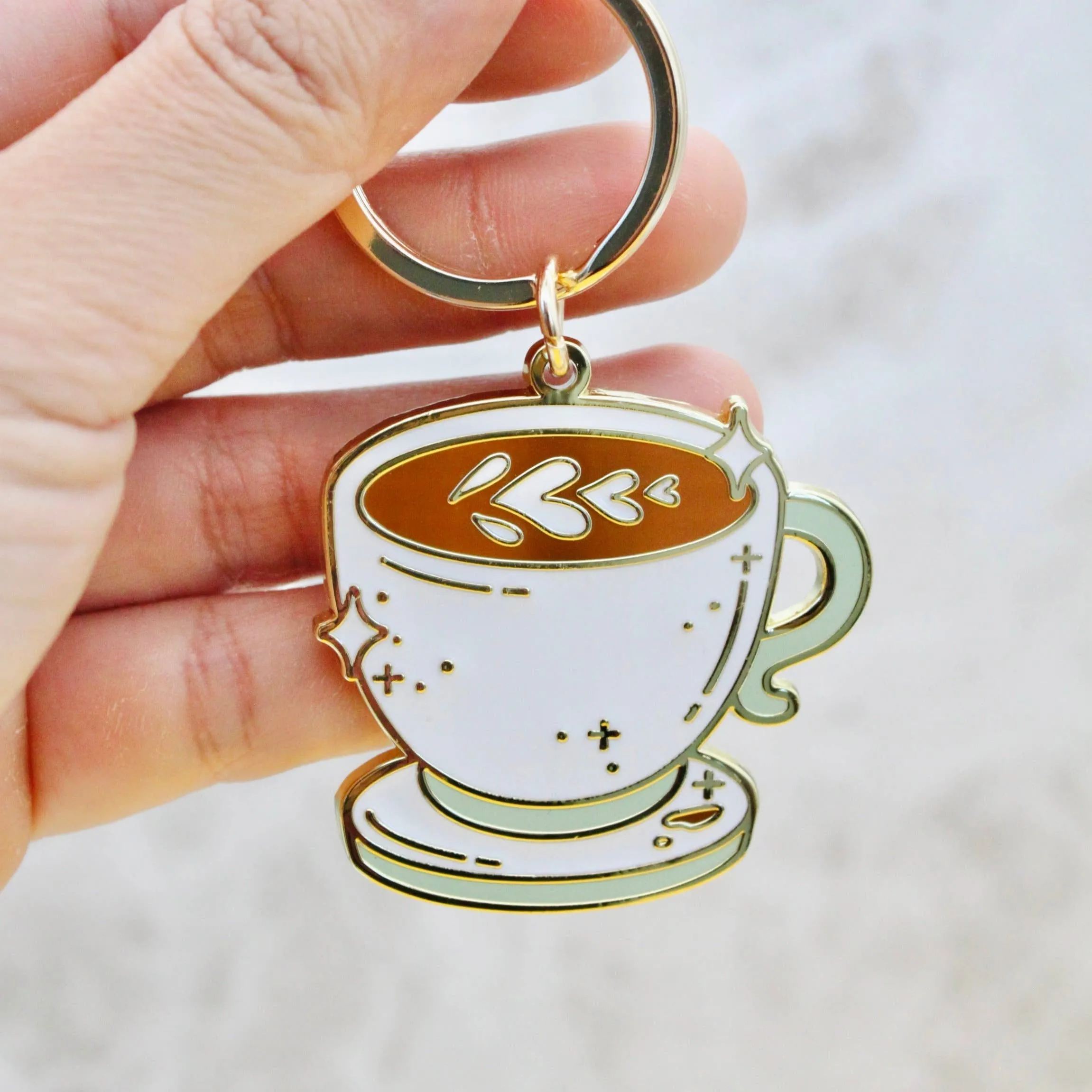 Latte of Love Keychain