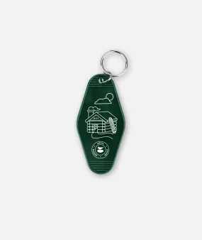 Lodge Motel Key Chain - Green