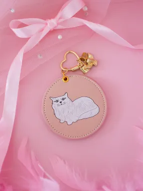 Miss Kitty Mirror Keychain