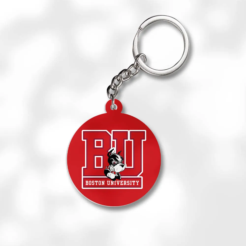 Pack 3 Boston University Keychains