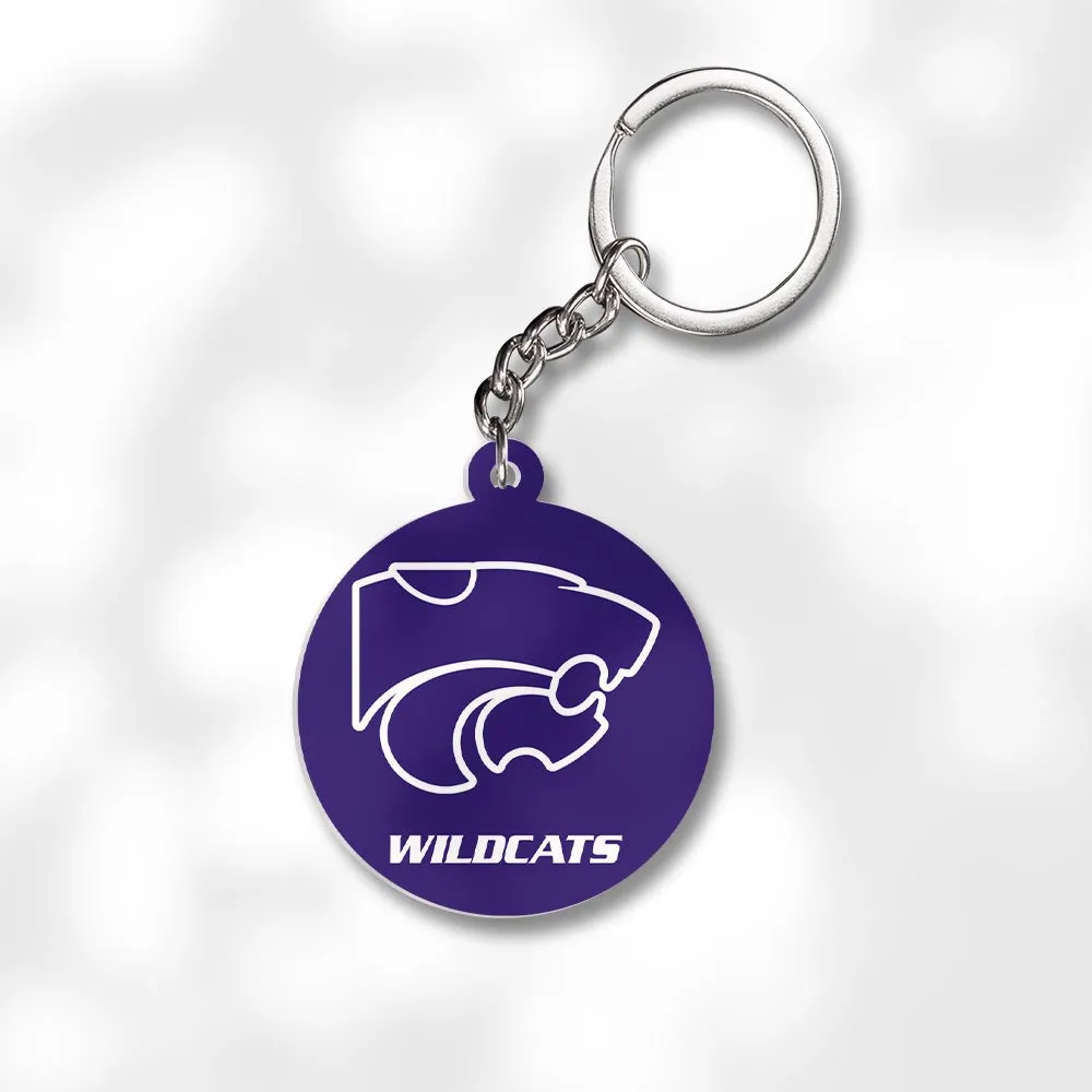 Pack 3 Kansas State University Keychains