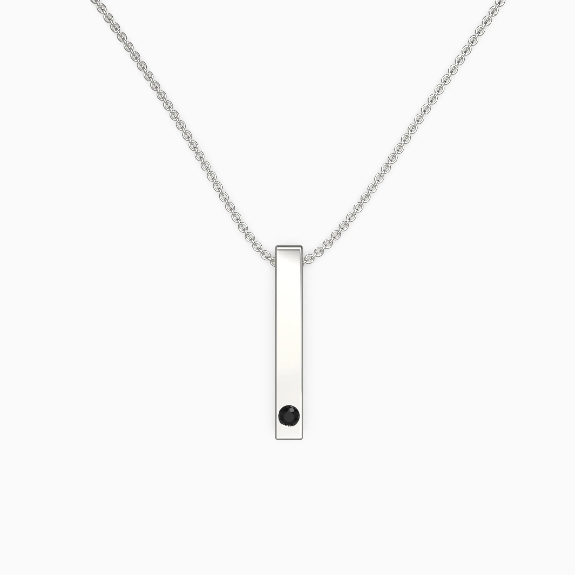 Pillar Bar Photo Necklace