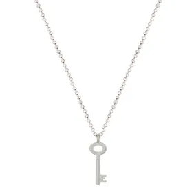 Sterling Silver Key Pendant