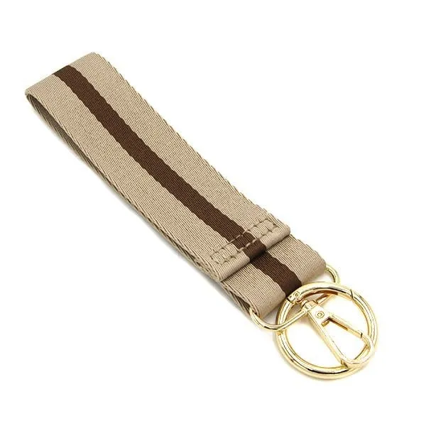 TG10277 Stripe Wristband Keychain