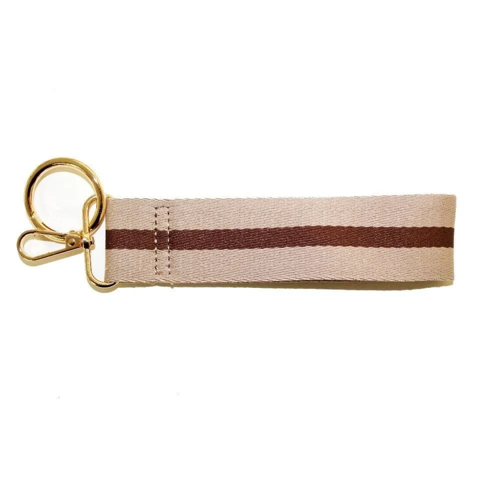 TG10277 Stripe Wristband Keychain