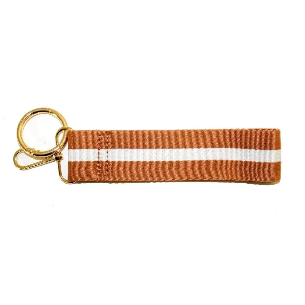 TG10277 Stripe Wristband Keychain