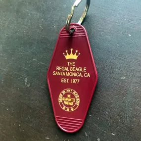 The Regal Beagle (Three's Company) Motel Key FOB Keychain